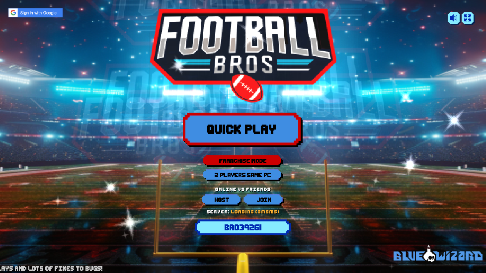 Screenshot of Football Bros available on retro bowl 26 online