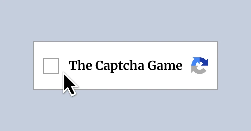 Screenshot of The Captcha Game available on retro bowl 26 online