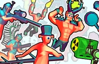 Screenshot of Funny Shooter 2 available on retro bowl 26 online