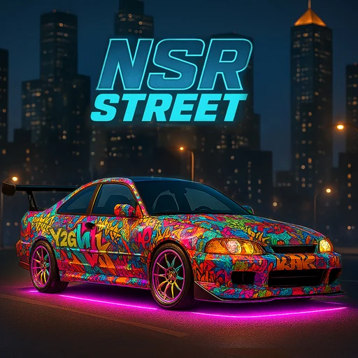Screenshot of NSR Street Car Racing available on retro bowl 26 online