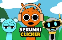 Screenshot of Sprunki Clicker available on retro bowl 26 online