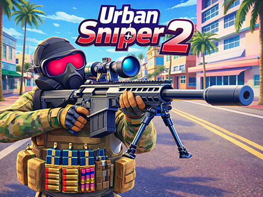Screenshot of Urban Sniper 2 available on retro bowl 26 online
